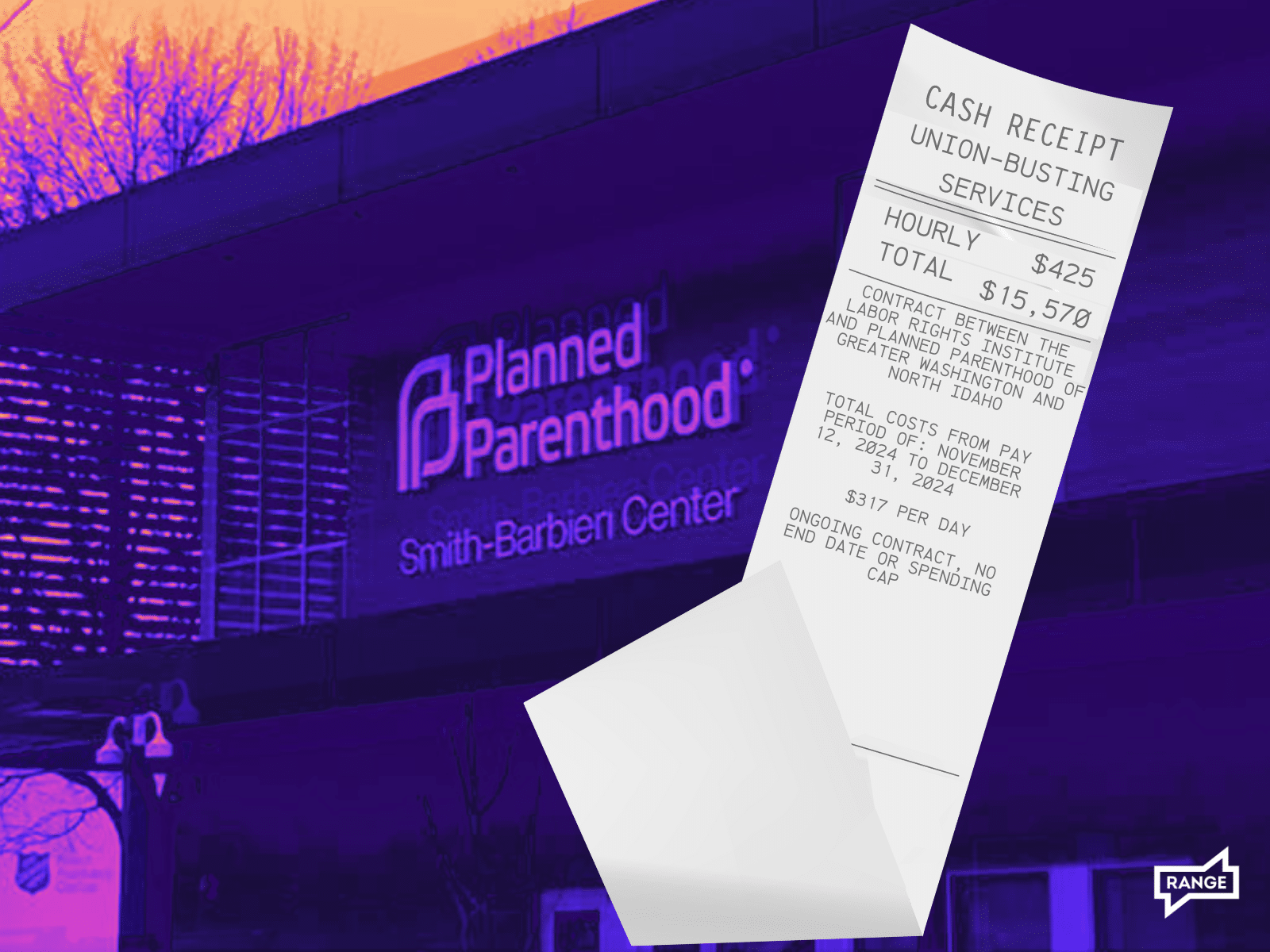 Union-busting is expensive.